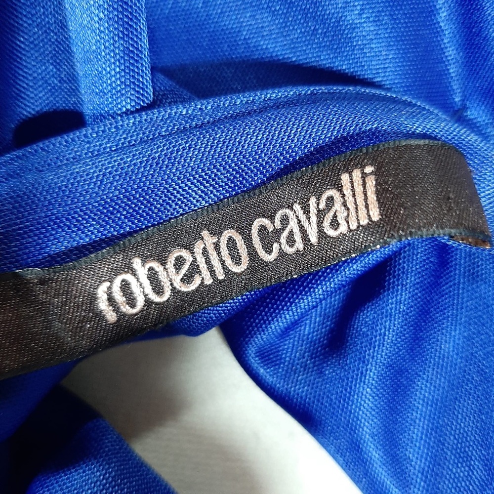 Roberto Cavalli cobalt blue dress 46 - Picture 14 of 16